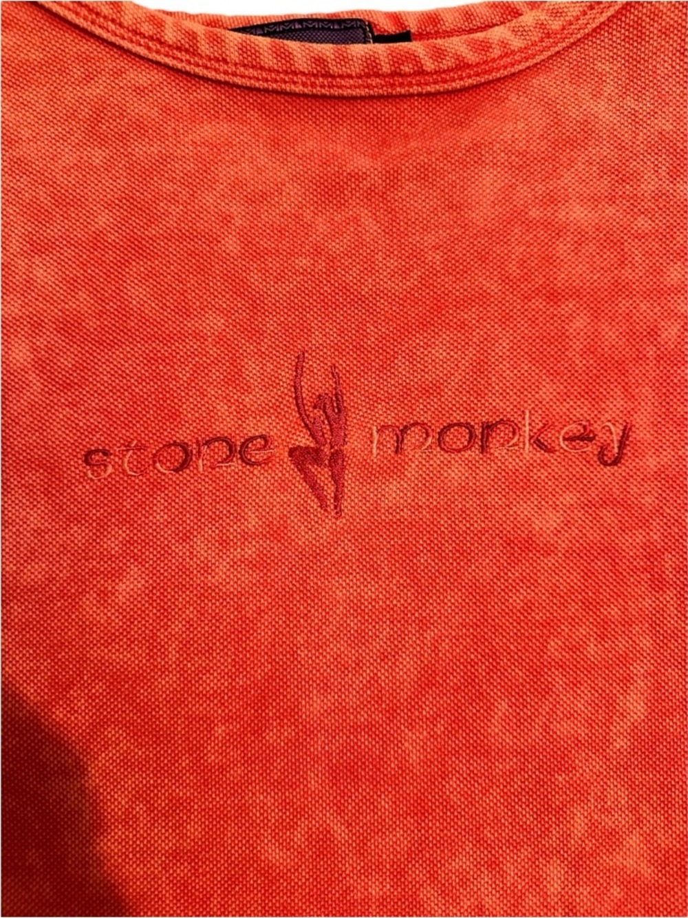 Stone Monkey Lightweight Sweatshirt Mens L/XL Burnt Orange Long Sleeve Crewneck - Picture 8 of 14
